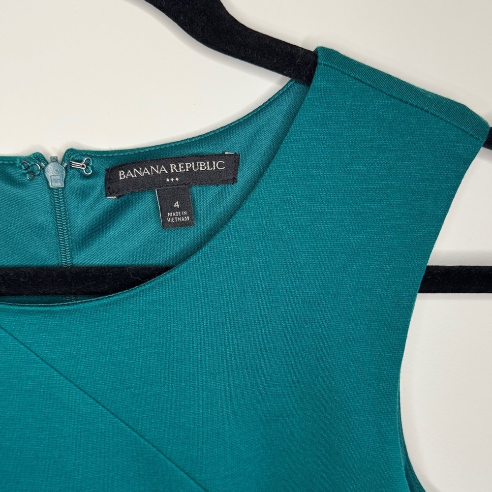 Banana Republic Teal Midi Dress - Picture 2 of 8